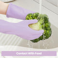 Jsocoah Cleaning Gloves for Dishwashing, 4/5 Pairs Reusable Kitchen Gloves for Wash, Household Cleaning Glove for Dishes Pet Multicolor-4 Pairs