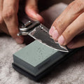 KEENBEST Actual Grit Premium Material Sharpening Stone 2 Side 400 1000 Whetstone Set Kitchen Knife Sharpener Stone Wet Stones for Sharping Knives