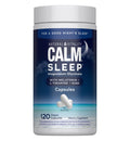 Natural Vitality Calm Sleep Magnesium Supplement, Melatonin & Magnesium Citrate, Sleep Aid Capsules, Gluten Free, Vegan, Non-Gmo, Helps the Body