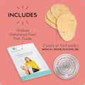 Walkize Metatarsal Pads Women | Heel Inserts for Women | Ball of Foot Cushions (2 Pairs Foot Pads) All Day Pain Relief and Comfort One Size Fits