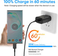 USB C Charger Block, 25W USBC Super Fast Charging Adapter for Iphone 16 15 14 13 Pro Max Samsung Galaxy S25/S24 Ultra/S23/S22/S21/S20/Note20, Wall