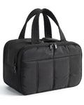 BAGSMART Travel Toiletry Bag, Puffy Large Toiletry Bag for Women, Lightweight Cosmetic Makeup Bag Organizer with Handle for Traveling,