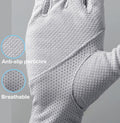 Women'S Summer-Sun-Protection-Cycling-Gloves Touchscreen Full Finger Driving Gloves Outdoor UPF 50+ Protection