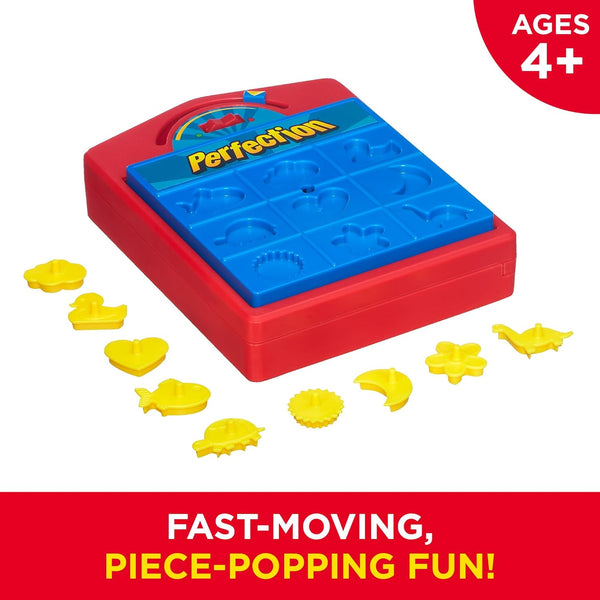 Hasbro Gaming Perfection Game for Kids | Popping Shapes and Pieces | Preschool Board Games for Clasroom | Back to School Gifts | Ages 4+ (Amazon