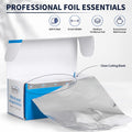 ForPro Professional Collection Smooth Aluminum Foil Roll, 320 Ft Hair Foils for Color Application and Highlighting Services, Silver, Medium, 5" W