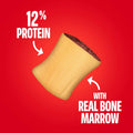 Milk-Bone MaroSnacks Small Dog Treats with Real Bone Marrow, 40 Oz. Canister | Dog treats with 12% protein Beef 2.5 Pound (Pack of 1)
