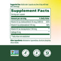 Megafood Vitamin D3 5000 IU (125 Mcg) - Vegetarian Supplements with Vitamin D3 K2 - Supports Bones, Teeth, Muscles & Immune Health - Certified