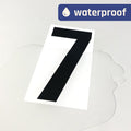 3 inch, Vinyl Numbers Stickers, Stick On Numbers - Black Numbers, 200 PCS | 0-9 Stickers, Waterproof, Peel and Stick 3 x 1.5 inches Black Numbers