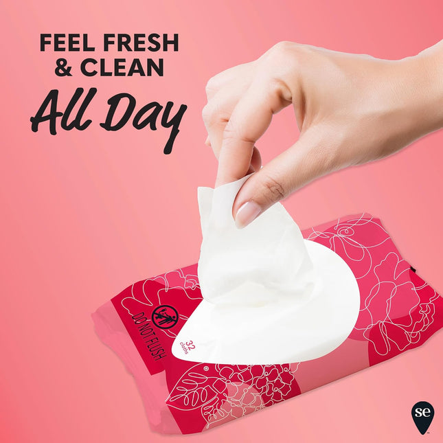 Summer'S Eve Blissful Escape Daily Refreshing Feminine Wipes, Removes Odor, Ph B