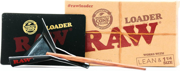 RAW Cone Loader for 1 1/4 Size & Lean Size Pre Rolled Cones - Easily fill up your RAW Pre Rolled Cones & Rolling Papers No Expertise Required