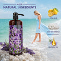 Dead Sea Collection Hand Soap Pump Lavender - Moisturizing Hand Wash Liquid with Dead Sea Minerals and Lavender Oil, Reviving, Calming - Pack of 2