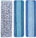Microfiber Cleaning Pads for Bona Mop, 3 Pack Value - Reusable Mop Pads for 18 Inch Mop, Includes Dusting Pad, Cleaning Pad, and Three Zone Deep