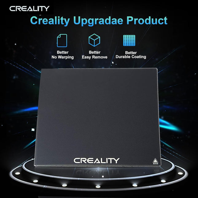 Creality Ender 3 Glass Bed Upgraded, High Hardness Durable Glass Platform for 3D Printer, Tempered Glass Build Plate for
