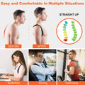 Posture Corrector for Men and Women - Adjustable Upper Back Brace for Clavicle to Support Neck, Back and Shoulder, Black, 25-50 Inch (Pack of 1),