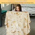 SeaRoomy Burritos Tortilla Throw Blanket, Tortilla Wrap Blanket, Novelty Funny Tortillas Round Blanket Giant Tortillas Round Soft Blankets for