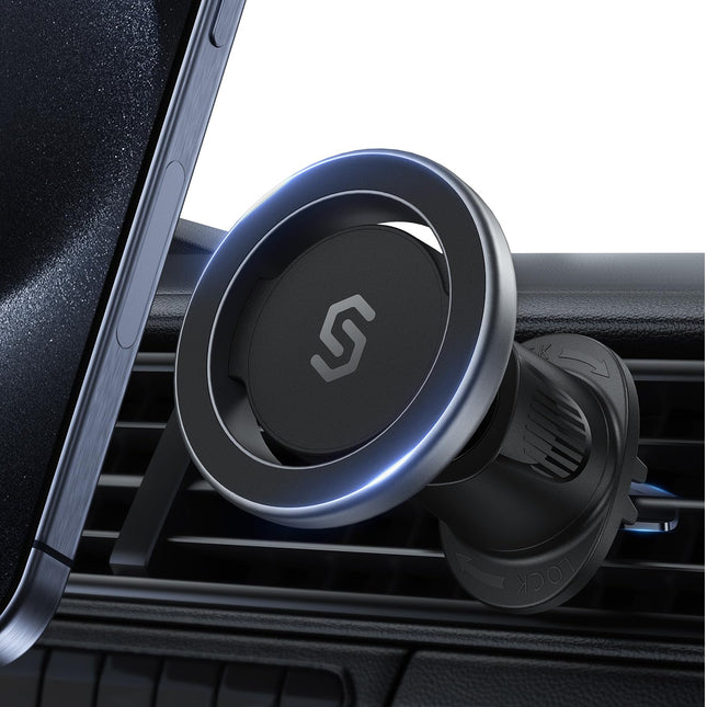 SYNCWIRE for Magsafe Car Mount, Flexible Rotation Magnetic Phone Holder for Car Vent, Hands Free Car Air Vent Phone Hold