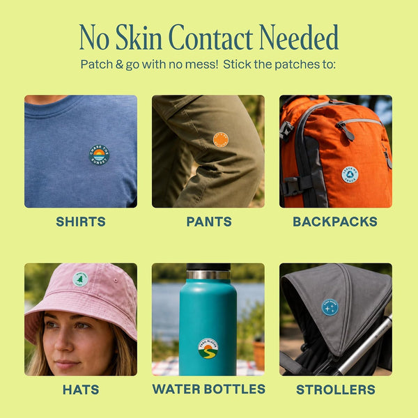 Cliganic Mosquito Repellent Stickers (90 Pack) - Camping Patches for Kids & Adults, Natural DEET-Free, Essential Oil Infused 90 Count (Pack of 1)