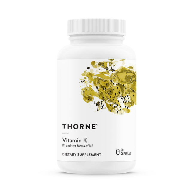 THORNE Vitamin K (Formerly 3-K Complete) - Vitamins K1 and K2 (As MK-4 and MK-7)