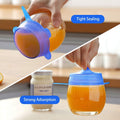 JIGUOOR Silicone Stretch Lids, 12 Pack Reusable Silicone Lids, Durable Food Storage Silicone Covers for Bowl, 6 Sizes to Meet Most Containers to