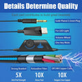 BENGOO G9000 Stereo Gaming Headset for PS4 PC Xbox One PS5 Controller, Noise Cancelling over Ear Headphones with Mic, LED Light, 7.1 Surround