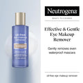 Neutrogena Gentle Oil-Free Eye Makeup Remover & Cleanser for Sensitive Eyes, Non-Greasy Makeup Remover, Waterproof Mascara Remover, Dermatologist