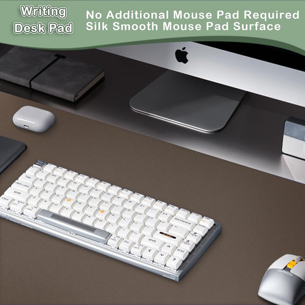 Ã¢ÂÂBoutilon Leather Desk Pad 30" X14",Non-Slip Mouse Pad,Office Desk Mat,Waterprooft PU Leather Desk Blotter,Desk Pad Protector,Desk Writing