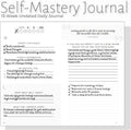 Self-Mastery Journal for Men - Daily Productivity Journal for Happiness, Gratitude, Mindfulness, Self Care & Reflection Ã¢ÂÂ Goal / Guided Journal