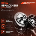 DRIVESTAR 022145299E Belt Tensioner Assembly Pulley Compatible for 2007-2010 Audi Q7 2004-2006 Porsche Cayenne 2004-2017 Volkswagen Touareg 3.6L