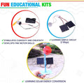 4 in 1 Solar Power & Electric Motor STEM Kits,Science Experiment Projects for Kids Beginners,Electronic Assembly Solar Powered Toy Kit,Diy