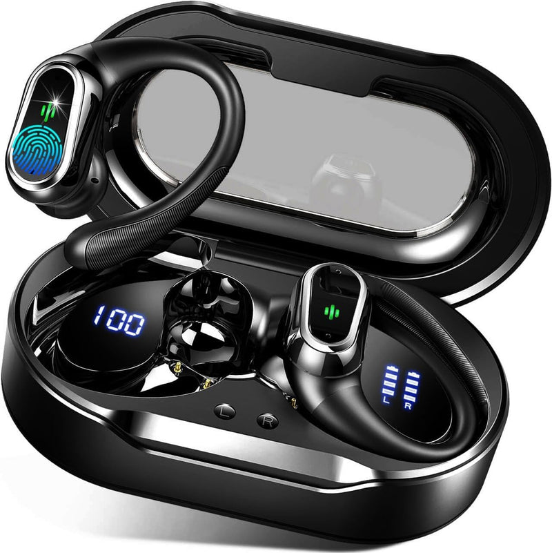 Wireless Earbuds, 2025 Bluetooth 5.4 Headphones Sport, Bluetooth Earbuds with ENC Noise Canceling Mic, 75H Stereo Wireless Headphones IP7