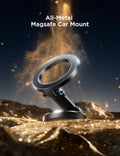 JOYROOM All-Metal MagSafe Car Mount, 360° Rotation Magnetic Phone Holder | Strong Magnets Car Phone Holder for Car Dash, Car Accessories for Women