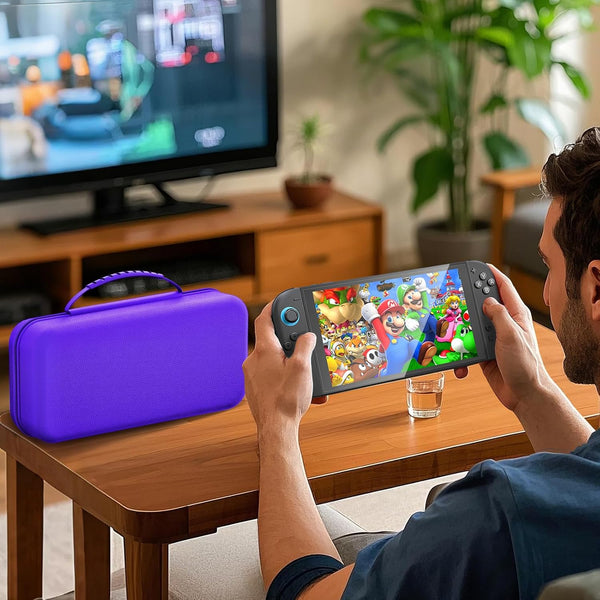 daydayup Switch Carrying Case Compatible with Nintendo Switch 2, with 24 Games Cartridges Protective Hard Shell Travel Carrying Pouch DS Case