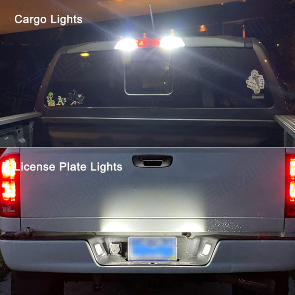 Xpismii 12 Piece 6000K White Interior LED Light Kit Package Replacement for Chevy Chevrolet Silverado/GMC Sierra 2007 2008 2009 2010 2011 2012