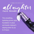 Urban Decay All Nighter Longwear Face Primer - Smoothing & Hydrating Base for Foundation Face Makeup, Sheer & Lightweight, Helps Smooth & Even