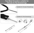 MiniRed 12PCS Drawstring Cord, 57 Inch Drawstring for Sweatpants, Drawstrings Replacement with Easy Threaders and Cord Locks, Draw Strings for