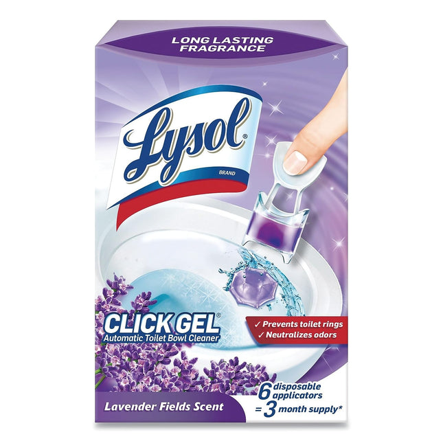 Lysol Click Gel Automatic Toilet Bowl Cleaner, for Cleaning and Refreshing, Lave