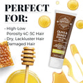 Qhemet Biologics Olive & Honey Hydrating Balm - Moisturizing Hair Balm for Smooth, Soft, Supple Hair - Leave in for Long-Lasting Hydration -