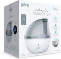 Pure Enrichment Mistaire Silver Ultrasonic Cool Mist Humidifier for Bedroom, Office, Nursery & Indoor Plants - Lasts up to 25 Hours, Whisper-Quiet