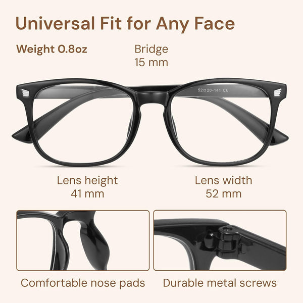 Gaoye Stylish Eyewear Frame Accessories - Blue Light Glasses for Woman - Computer Glasses for Blue Light Blocking A1 Matte