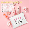 Boss Lady Gifts for Women, Best Boss Gift with Grocery Canvas Tote Bag, Funny Boss Christmas Box for Women, Cool Basket for Bosses Female, Office