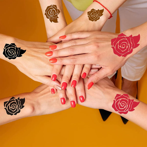 Temporary Tattoos Kit, Yomagine Semi Permanent Tattoo Ink, DIY Fake Freckles Temporary Tattoos for Women Men Teen, Summer Trend Freehand Ink with
