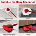 Spin Mop Head Replacement,Iron Spin Handle,Brush and Base Compatible with O Cedar Easywring 1 Tank System,Microfiber Mop Refills and 30-58" Handle