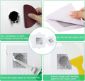 Drywall Repair Kit, 2 Pack Spackle Wall Repair Patch Kit with Scraper, Wall Mending Agent Large Hole Drywall Patch, Easy to Fill Holes in Home