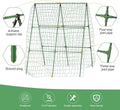 55" H x 36" W Cucumber Trellis for Raised Bed Garden, Cucumber Trelli for Climbing Plants Outdoor，A-Frame Vegetable Grow Supports, Tomato Plant