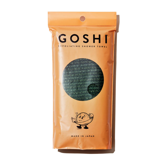 GOSHI Exfoliating Shower Towel - Rip-Resistant Exfoliating Washcloth for All Ski