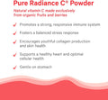 PURE SYNERGY Pure Radiance C | Organic Vitamin C Capsules | 100% Natural, Whole Food, Non-Gmo Supplement with Camu Camu Extract | for Immune and