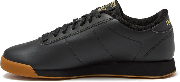 Reebok Princess Sneakers for Women, Comfortable Walking or Tennis Womens Shoes 9 Black/Gum