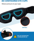 SARISUN Travel Pillows for Airplanes, Stable Head Support, Travel Essential Black