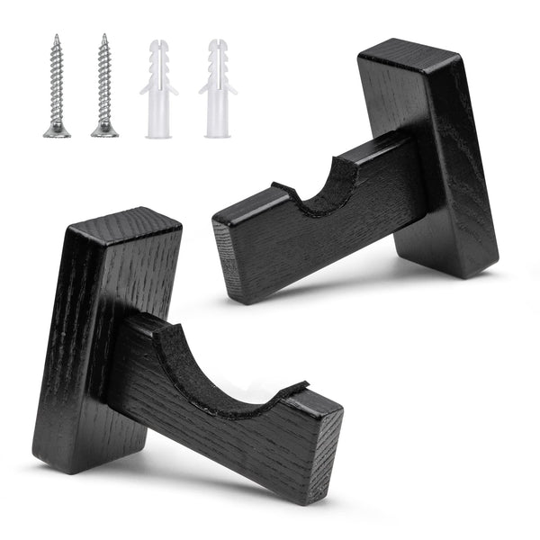 Alpinista Baseball Bat Wall Mount, Horizontal Baseball Bat Holder Wall Mount for Display Black