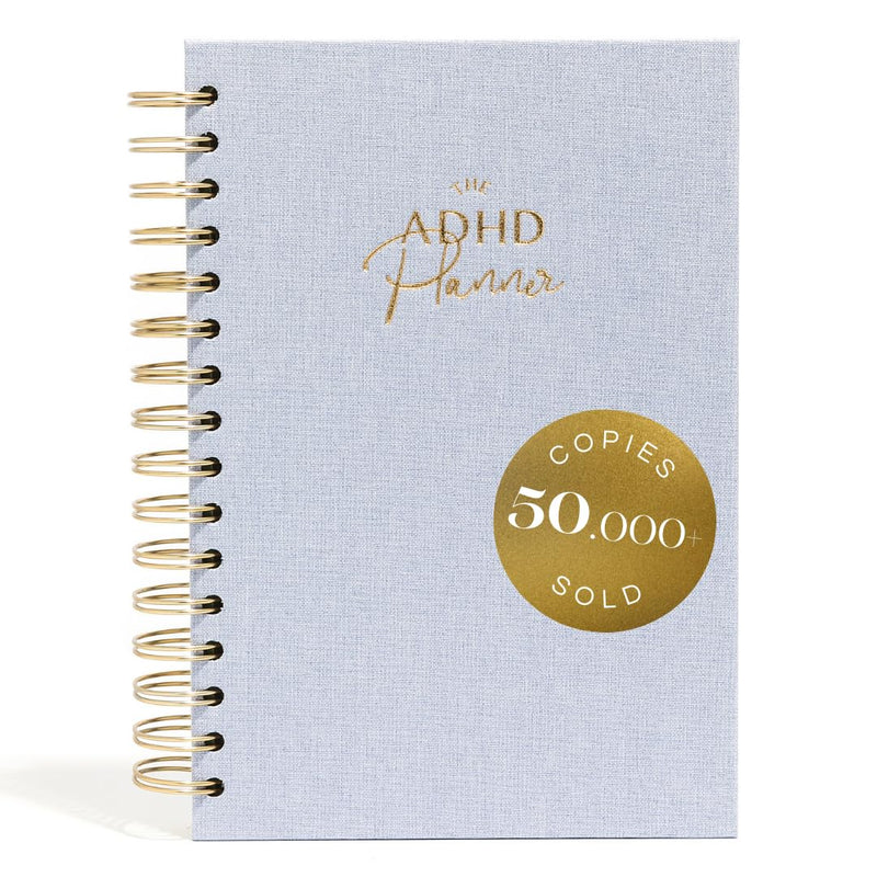 The ADHD Planner - Undated Daily Weekly Schedule Organizer Journal for Disorganized People - Habit Tracker Record Emotions & Mood - Academic Goals